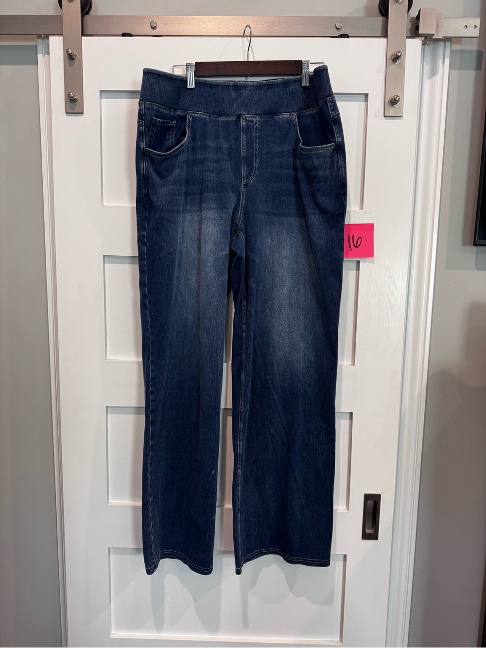 HALARA Dark Blue Flare Jeans